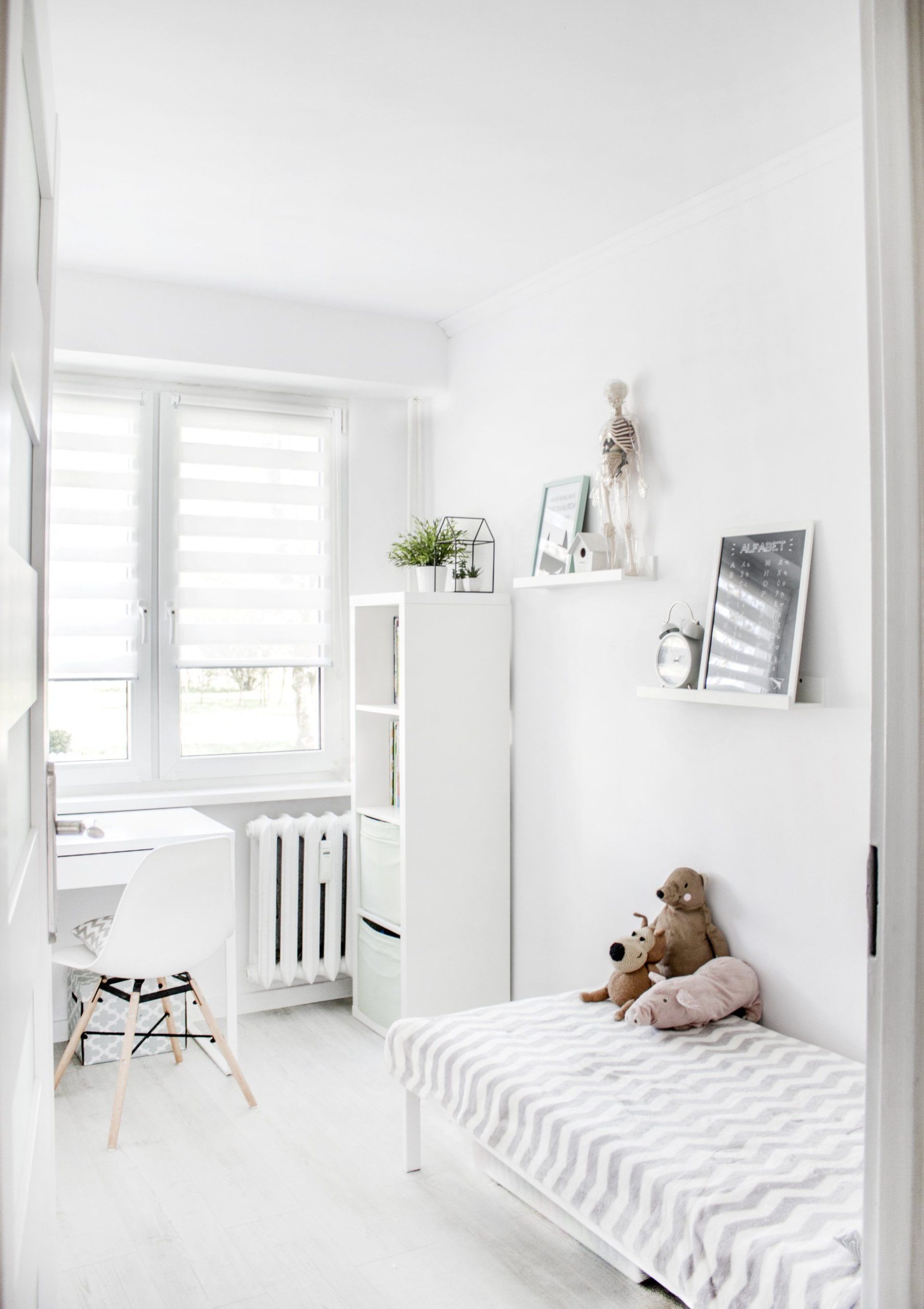 Witte kinder slaapkamer